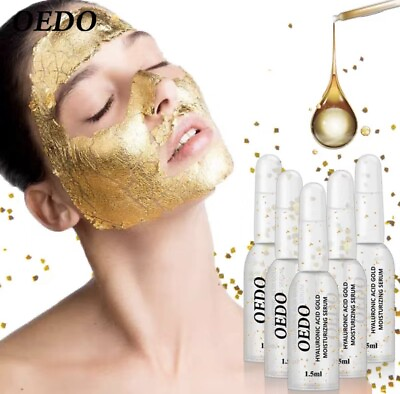 #ad Serum Hyaluronic Acid Gold Moisturizing Serum Shrink Pores Whitening Anti Aging $9.89