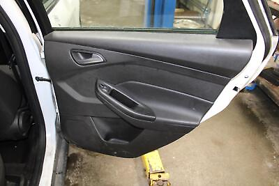 #ad 2018 FORD FOCUS Right Side Rear Door Panel Assembly Trim Card OEM INNER Black $150.85