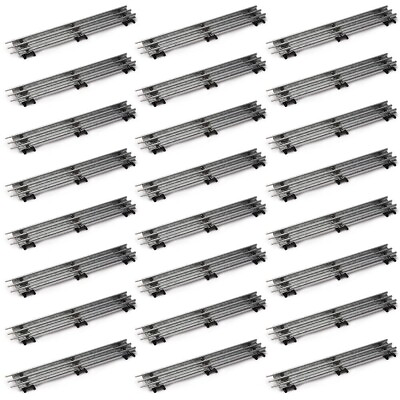 #ad #ad MENARDS 10quot; STRAIGHT TRACK SECTION CASE OF 24 O GAUGE TUBULAR 3 RAIL MTH LIONEL $79.95