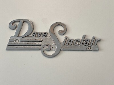 #ad Vintage Dave Sinclair Ford St. Louis Missouri Metal Dealer Badge Emblem Tag $36.00