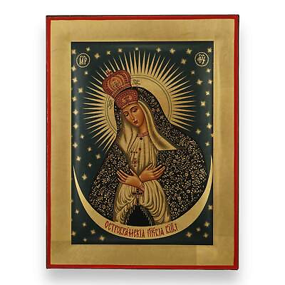 #ad Our Lady of the Gate of Dawn Icon Premium Handmade Greek Orthodox Byzantine $144.99