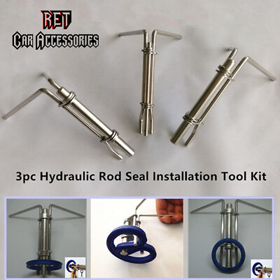 #ad 3x Car Hydraulic Cylinder Piston Rod Seal Up U cup Installation Tool Universal $32.75