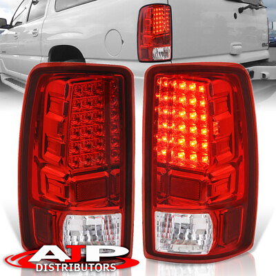 #ad LED Stop Brake Tail Lights Lamps Red For 2000 2006 Chevy Suburban Tahoe Yukon XL $114.99