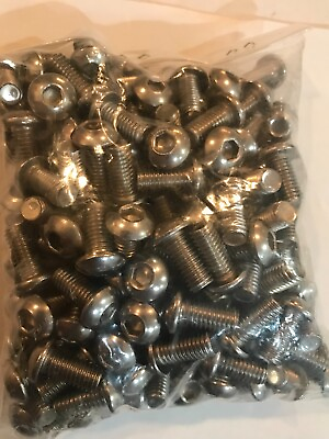 #ad Qty 180 M8x16mm 1.25mm pitch Stainless Button Head Hex Drive Screws $35.00