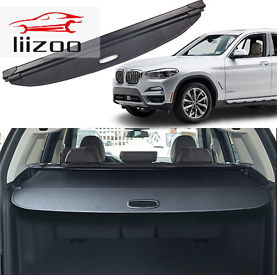 #ad Retractable Trunk Cargo Cover for BMW X3 2018 2023 Rear Trunk Shade Accessories $85.99