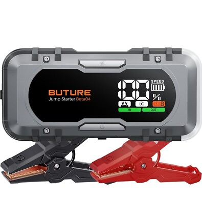 #ad #ad BUTURE Car Battery Jump Starter 6000A Jump Box 65W Fast Charging $69.00