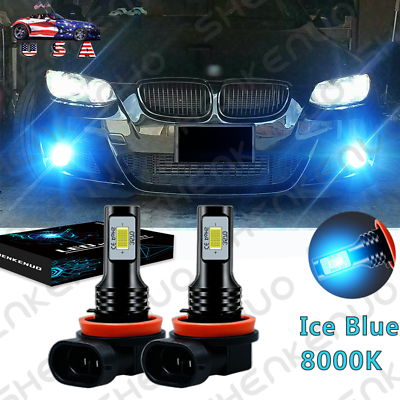 #ad 2X H9 H11 LED Fog Light Bulbs 8000K for BMW 320i 328i 335i 525i 528i 535i xDrive $16.71