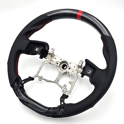 #ad REVESOL Sports Hydro Dip Carbon Steering Wheel for 14 23 Toyota TUNDRA TACOMA $249.00