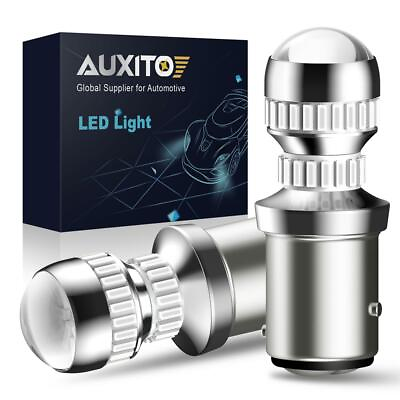 #ad AUXITO Red LED Brake Stop Turn Signal Tail Light Bulbs 1157 7528 2357 2057 Lamp $16.99