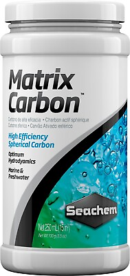 #ad #ad Seachem Matrix Carbon 250mL High Efficiency Carbon for Marine amp; Freshwater $6.99