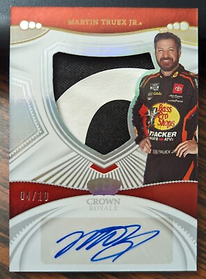 #ad #ad 2023 Chronicles Racing Martin Truex Jr Crown Royale Patch Auto 04 10 $148.98