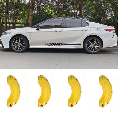 #ad For Toyota Camry 2019 2023 Aluminum Alloy Yellow Brake Caliper Cover Front amp;Rear $168.00