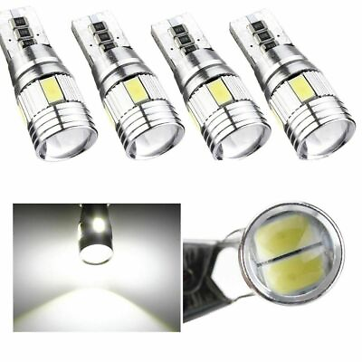 #ad T10 501 W5W CAR SIDE LIGHT BULBS ERROR FREE CANBUS 5 6 10SMD LED XENON HID WHITE GBP 5.34