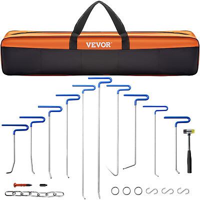 #ad VEVOR 20Pcs Car Push Puller Rods Dent Removal Paintless Tools Repair Hammer kit $50.99