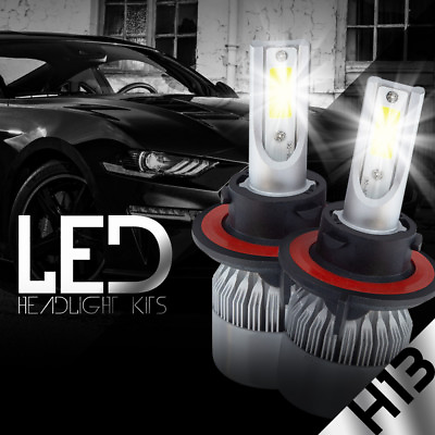 #ad 488W 48800LM LED H13 9008 Headlight Kit Hi Low Beam Bulbs White 6000K HighPower $18.38