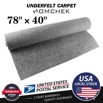 #ad NEW Medium Grey Un Backed Automotive Trunk Liner Underfelt Carpet 78#x27;#x27; X 40#x27;#x27; US $16.99