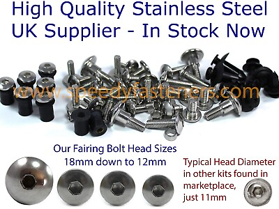 #ad for Suzuki GSX R1000 2017 2023 Fairing Bolt Stainless Steel Screw Kit Fasteners GBP 29.99