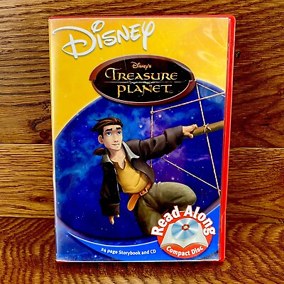 #ad Disney Read Along Treasure Planet 24 Page Storybook amp; CD 2002 Vgc Audio Story GBP 14.99
