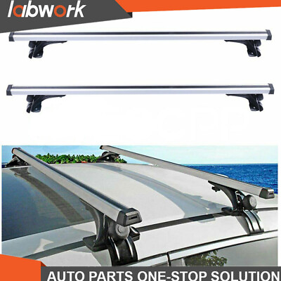 #ad Labwork Roof Rack Cross Bar 48quot; Car Top Luggage Cargo Carrier w 3 Kinds Clamp $54.93