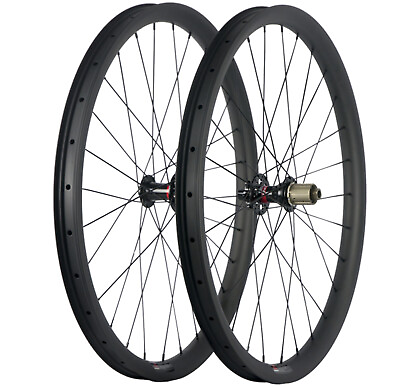 #ad 27.5ER MTB Carbon Wheelset 40mm Width Tubeless Ready MTB Carbon Wheelset 650B AM $400.90