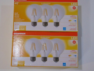 #ad Sylvania Light Bulbs 40 Watts LED Indoor Outdoor 3 Pack Soft White Dimmable $10.46
