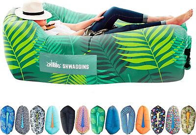 #ad Chillbo Shwaggins Inflatable Couch – Cool Chair. A Green Leaf $60.75