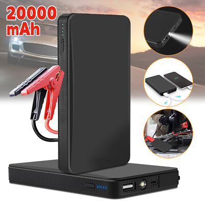 #ad #ad 20000mAh Smart Car Battery Charger Automatic Jump Starter Power Bank 12V $30.99