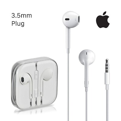 #ad OEM Apple Wired Earphones Headphone Earbuds Earpods 3.5mm AUX Jack iPhone $9.46