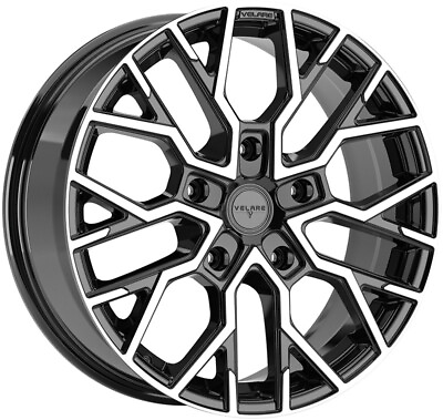#ad Alloy Wheels 20quot; Velare VLR T Black Polished Face For Ford Transit Custom 12 22 GBP 1279.00