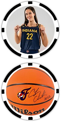 #ad CAITLIN CLARK INDIANA FEVER POKER CHIP ***SIGNED*** $13.29