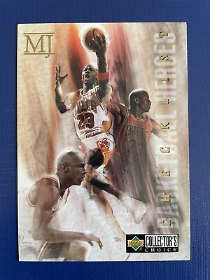 #ad 1994 Michael Jordan #219 Deck Collectors Upper Choice Bulls Team Check List $31.90
