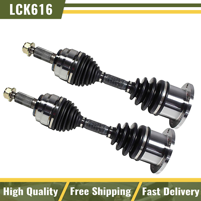 #ad 4WD Pair Front CV Axle Shaft for 1997 2001 2002 Ford Expedition F 150 Navigator $227.19