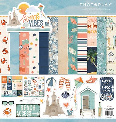 #ad PhotoPlay Collection Pack 12quot;X12quot; Beach Vibes $15.99
