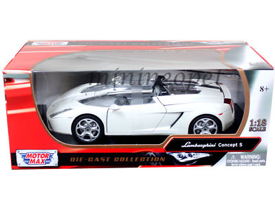 #ad MOTORMAX 79156 LAMBORGHINI CONCEPT S 1 18 DIECAST CAR WHITE $32.90