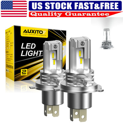 #ad 2x H4 9003 HB2 Super White LED Headlight Bulb Conversion Kit High Low Beam 6000K $26.99
