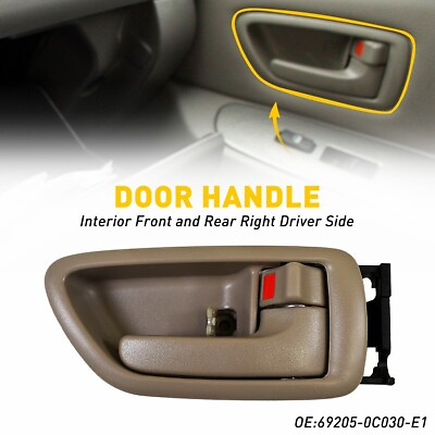 #ad Fits Sequoia 01 07 Toyota Right RH Interior Door Inner Handle Cover Front Rear $12.99