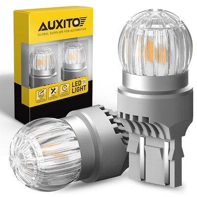 #ad AUXITO Amber 7443 7440 LED Front Turn Signal Light Bulb No Hyper Flash Canbus 6T $16.99