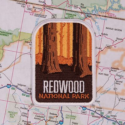 #ad Redwood Iron on Travel Patch Great Souvenir or Gift for travellers $9.95