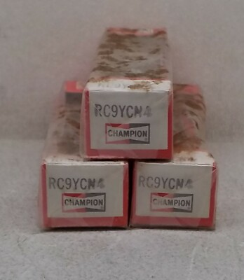 #ad RC9YCN4 Champion Spark Plugs Set Of 3 Made In USA RC9YCN4 $13.45