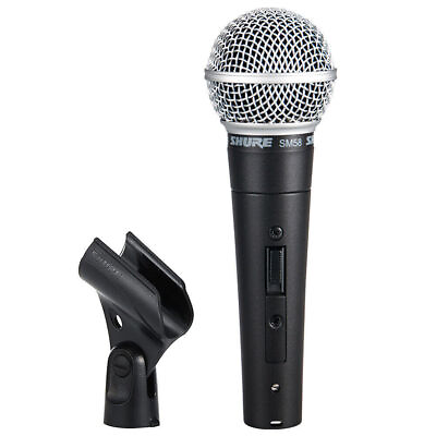 #ad SM58S SM58 Dynamic Vocal Microphone with On Off Switch Free Shipping US New $39.90