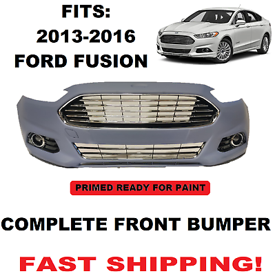 FOR 2013 2014 2015 2016 FORD FUSION FRONT BUMPER COVER $287.25