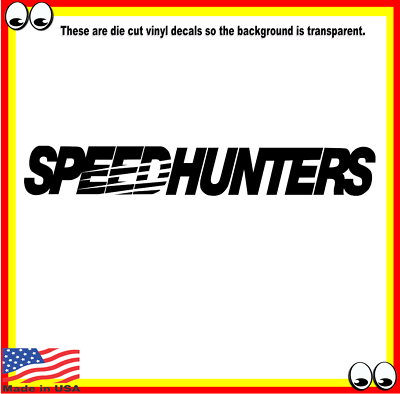 #ad Speedhunters Vinyl Cut Decal Sticker Logo JDM High Performance Aftermarket Parts $4.99
