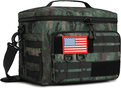 #ad Tactical Lunch Bag for MenAdult Heavy Duty Insulated Leak proof Thermal Cooler $49.74