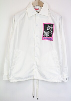 #ad JOYRICH Brigitte Bardot Men Jacket S Unisex Snaps Long Sleeve Lightweight Logo $41.02