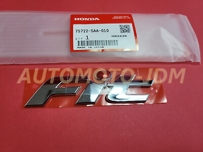#ad Honda 2007 2008 Fit GD Rear Hatch quot;Fitquot; Emblem Genuine 75722 SAA 010 $23.87