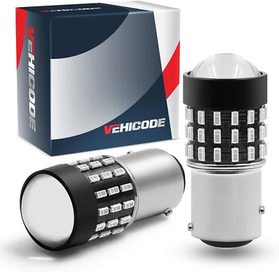 #ad VehiCode 1157 LED Bulb Red Light Bright Kit 2357 2057 7528 1157A 1034 P21 5W BAY $29.51