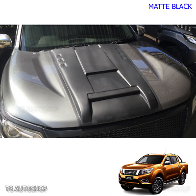 #ad #ad Matte Black Front Bonnet Hood Scoop Cover For New Nissan Navara Np300 2015 2016 $271.41