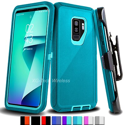 #ad For Samsung Galaxy S9 S9 Plus Shockproof Heavy Duty Rugged Case Cover Belt Clip $8.59
