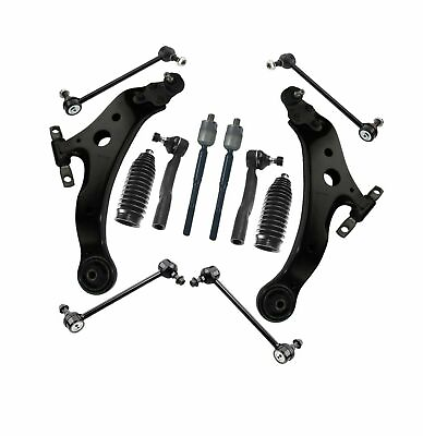 #ad 12 Pc Suspension Kit for Lexus Toyota Ball Joints Control Arms Tie Rods Sway Bar $111.92
