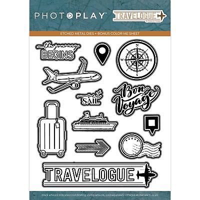 #ad PhotoPlay Etched Die Travelogue $18.03